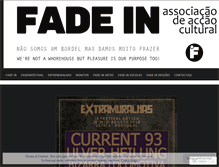 Tablet Screenshot of fadeinaacultural.com